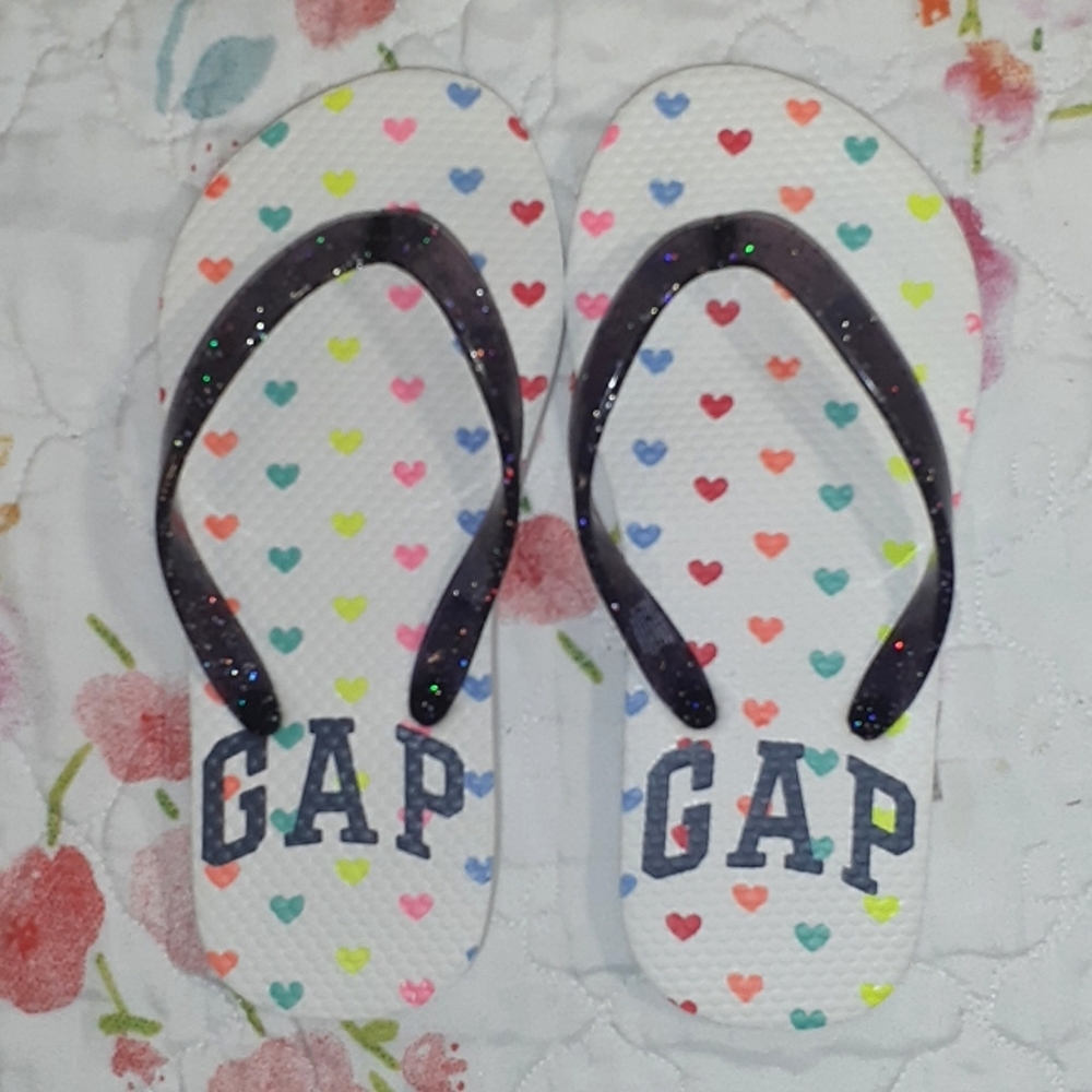 GAP Flip Flops EXCELLENT CONDITION Little Girls Size 10/11
